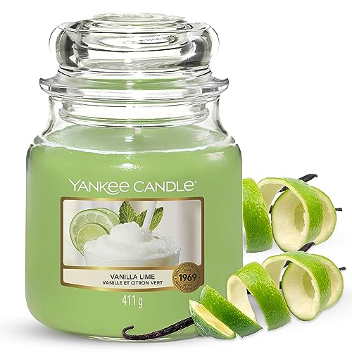 Yankee Candle Scented Candle Vanilla Lime Medium Jar
